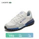 LACOSTE【王一博同款】法國(guó)鱷魚(yú)男鞋25春夏新款男式皮革運(yùn)動(dòng)鞋|49SMA0002 1T3/白色/淺藍(lán)色 43 9