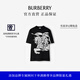博柏利（BURBERRY）【禮物】男裝 馬術(shù)騎士徽標(biāo)棉質(zhì)短袖 T 恤衫