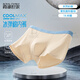 霞湖世家coolmax冰彈棉 7A抑菌聚乳酸自然彩棉不染色內褲5088 2XL 混色3條