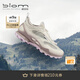 愛(ài)步（ECCO）運(yùn)動(dòng)鞋女 2025新款BIOM C蹤跡戶外夏季透氣網(wǎng)面登山鞋 健步803383 冰白色/砂礫灰/玫瑰粉 37