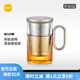 尚明高硼硅玻璃泡茶杯茶水分離鈦茶隔過(guò)濾家用辦公綠茶水杯男士送禮 鈦內(nèi)膽500ml