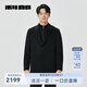 利郎山羊絨大衣男中長款商務休閑毛呢外套 黑色（24DYR5071Y） XL 175/92A