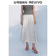 UR2025秋季新款女裝氣質(zhì)通勤日常褶皺松緊腰半裙UWM550037
