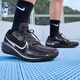 耐克（NIKE）男女實戰(zhàn)籃球鞋秋季抗扭情侶官方NIKE G.T. CUT CZ0176 006黑/金屬鉻色 44