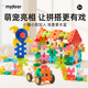 彌鹿（MiDeer）兒童拼裝積木大顆粒軟積木3-6歲寶寶啟蒙立體拼插DIY早教益智玩具 【進階裝】創(chuàng)想家積木（120pcs）
