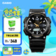 卡西歐（CASIO） SPORT AQ-S810 卡西歐男士手表運動太陽能手表【七夕禮物】 AQ-S810W-1BVPF-100米防水