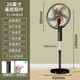 駱駝（CAMEL）駱駝電風(fēng)扇落地扇家用宿舍遙控臺(tái)式扇學(xué)生搖頭靜音立式落地電扇 20英寸遙控鋁葉【重底盤+鋁葉風(fēng)大】