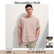 ABERCROMBIE & FITCH【重磅情侶款】男裝25夏季美式字母Logo圓領(lǐng)短袖T恤KI123-5060 粉色 S (175/92A)