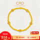 CRD克徠帝黃金轉(zhuǎn)運(yùn)珠手串鎏彩足金999圓珠金珠串珠手鏈女節(jié)日禮物 8g 6.5#[16.25cm]