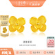 金至尊（3D-GOLD)清雅茉莉黃金耳飾花瓣足金耳環(huán)耳釘七夕禮物計價 金重4.9克-多退少補(配珠寶禮盒)