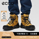 愛步（ECCO）登山鞋男 戶外運(yùn)動(dòng)鞋徒步高幫鞋抓地耐磨 越野822434 黃色82243458277 42