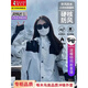 啄木鳥(niǎo)沖鋒衣男女夏季新款戶外登山防水防風(fēng)休閑工裝夾克三合一春秋外套 2366白色【單外套+送墨鏡】 XL 【建議體重135-150斤】