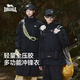 龍獅戴爾戶(hù)外沖鋒衣女三合一新款外套 抓絨內膽三合一黑色 L