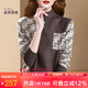迪菲麗格法式時尚拼色高領毛衣女2024新款秋冬減齡漂亮內(nèi)搭套頭針織衫上衣 圖片色 M