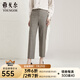 雅戈?duì)枺╕OUNGOR）套西褲子女長(zhǎng)褲毛料系列西褲時(shí)尚女褲穿著舒適高級(jí)感商場(chǎng)同款 咖色千鳥格 27 .5 160/68A