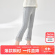 笛莎（DEESHA）笛莎童裝女童休閑褲2024夏季女童腳口花邊喇叭打底褲