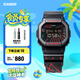 卡西歐（CASIO）G-SHOCK DW-5600 激光電音主題 小方塊 潮流 防水運動男士手表 DW-5600KUA22-1PFJ