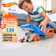 風(fēng)火輪（HOT WHEELS）生日禮物男孩玩具軌道賽車(chē)-城市主題系列饑餓鯊魚(yú)運輸車(chē)GVG36