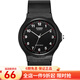卡西歐（CASIO） 卡西歐(CASIO)男女手表小黑表時尚潮流學生表休閑運動中性表 黑盤黑帶橡膠帶MQ-24-1B