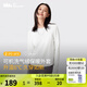 蕉下（beneunder）打底衫女彈力修身保暖長袖女士T恤CT13724 沁柔白 M