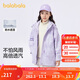 巴拉巴拉童裝女童棉衣套裝冬裝中大童兒童棉服兩件套搖粒絨潮208424106002