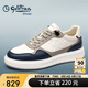 金利來(lái)（Goldlion）男鞋男士休閑鞋輕便舒適經(jīng)典百搭板鞋G557430575LBE白藍(lán)色41碼