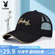 花花公子（PLAYBOY）帽子男防曬棒球帽夏季半網(wǎng)透氣遮陽(yáng)帽 男女太陽(yáng)帽旅游鴨舌情侶帽 藝術(shù)字母款