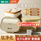 雙槍（Suncha）鈦健康不銹鋼飯盒學生上班族可微波爐餐盒比316好1.5L配保溫袋