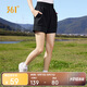 361°運動褲子女夏季五分褲防曬戶外短褲寬松休閑印花 662424703-2
