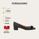 菲拉格慕（Ferragamo）女士黑色Vara蝴蝶結(jié)高跟鞋 0775750_1D _ 65/37碼 禮物送女友