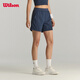 威爾勝（Wilson）夏季女士Airy防曬輕量沖孔透氣運動(dòng)訓練外穿短褲網(wǎng)球褲 海軍藍-WW20128532DBC M /170/70A