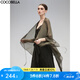 COCOBELLA靈動(dòng)荷葉飄帶輕盈飄逸雪紡衫微透視遮陽(yáng)開衫LC0005 浮生閑 M