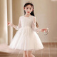 耀王兒童禮服裙公主裙女童夏季鋼琴童話(huà)演出服婚禮花童YL-DFD83 白色 140