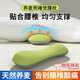 理沙星樹(shù)高端品質(zhì)小靠墊腰枕睡覺(jué)專(zhuān)用床上腰部支撐腰椎盤(pán)突出腰突平躺腰托 【薄荷綠】全蕎麥填充 含枕芯 高度6cm中度腰痛腰酸適用