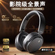 ROBERILLINE德國柏林之聲頭戴式耳機主動(dòng)降噪無(wú)線(xiàn)藍牙進(jìn)口重低音2025新款hifi 【頂配版小羊皮耳套】耀巖黑