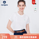 Navigare意大利小帆船短袖T恤衫女夏季圓領(lǐng)百搭體恤衫修身短款基礎款上衣 科技白 M