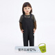 jnby by JNBY江南布衣嬰童純棉牛仔褲加長背帶褲休閑秋男女童嬰兒YO8E10350 991/牛仔藏青 80cm