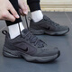 耐克（NIKE）男鞋 25秋季新款運(yùn)動鞋時尚復(fù)古休閑鞋厚底老爹鞋透氣緩震跑步鞋 【全掌氣墊】020-暗夜騎士/曬圖退10 /建議拍大半碼 42 （內(nèi)長265mm）