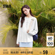 森馬（Semir）長(zhǎng)袖T恤女字母印花oversize個(gè)性2025夏季上衣鹽甜系109325101001
