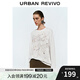 UR2025秋季新款女裝時尚休閑涂鴉印花圓領(lǐng)長袖T恤UWH450063 本白 S