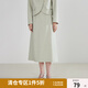 獨(dú)束大碼女裝輕職場(chǎng)通勤氣質(zhì)時(shí)尚套裝女春季新款微胖mm外套+半裙 半身裙 L (尺碼：2) (尺碼：2)