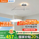 顧家奶油風(fēng)現(xiàn)代護(hù)眼全光譜搖臂可移動(dòng)吊線餐廳吊燈餐桌吧臺(tái)燈中山燈具 搖臂單頭42CM-護(hù)眼三色