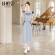 絲柏舍時(shí)尚套裝2025夏裝新款女裝上衣搭半身裙運動(dòng)休閑兩件套