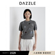 DAZZLE 地素毛衫短袖25年夏季新款淺灰色博古寶瓶套頭毛衫 淺灰色 S