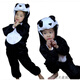萌夫（MENGFU）六一兒童動(dòng)物表演服裝幼兒園演出舞臺(tái)服飾男女童卡通裝扮小猴子貓 熊貓 120（建議身高105-120）