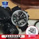 卡西歐（CASIO） 【全國聯(lián)?！渴直砣馗袘魈妓乩w維表帶戶(hù)外登山表太陽(yáng)能男表 PRG-601-1PR