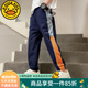 G.DUCKKIDS防蚊褲男童褲子夏季薄款兒童速干褲男孩休閑運動褲春秋寬松大童裝 藏青色 160 建議身高150-160年齡12-13