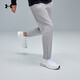 安德瑪（UNDERARMOUR）春夏Rival男子梭織運動休閑長褲1390150 摩登灰011 L