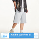 杰克·瓊斯（JACK&JONES）男裝25年七分短褲男夏季外穿潮流寬松運(yùn)動(dòng)休閑純棉沙灘短褲大褲衩 G41淺花灰色 L (180)