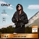 ONLY冬季90白鴨絨百搭寬松立領(lǐng)短款羽絨服女|124423020 H1Z 黑色 M (165) 84A
